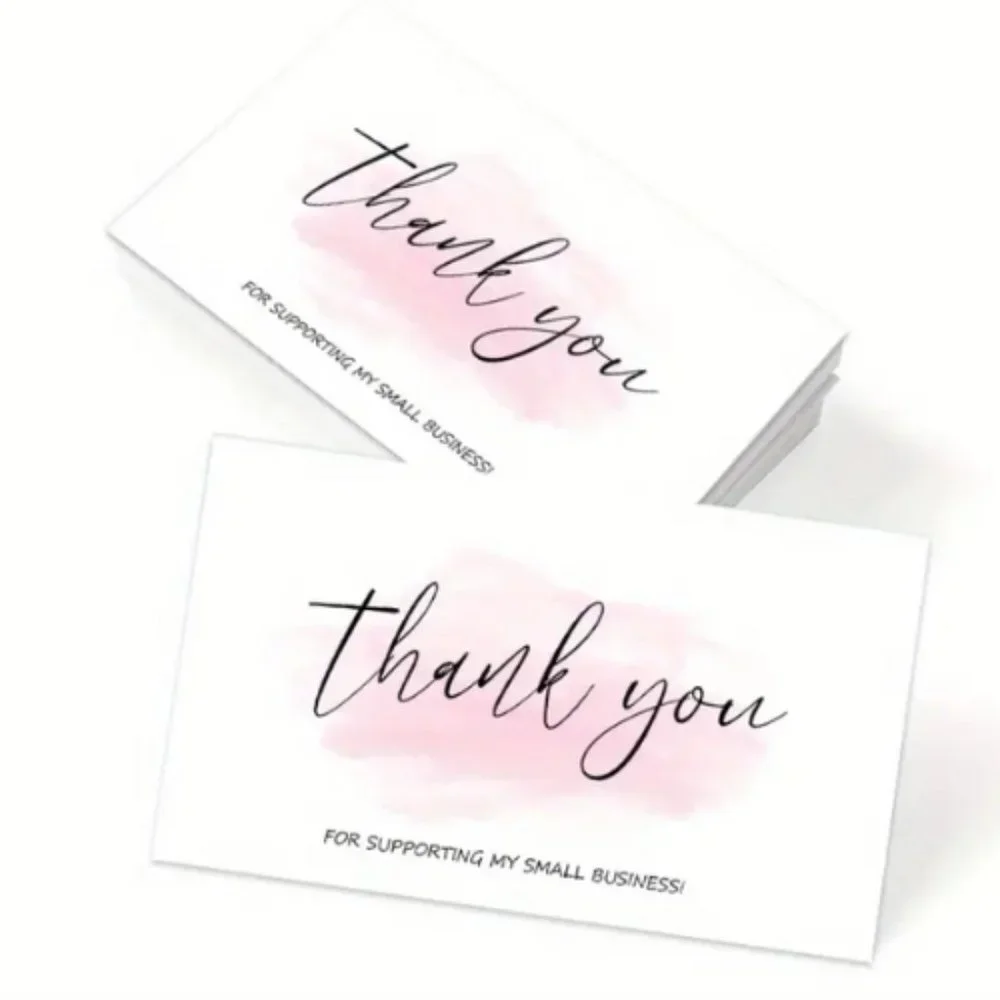 100 Thank you Cards